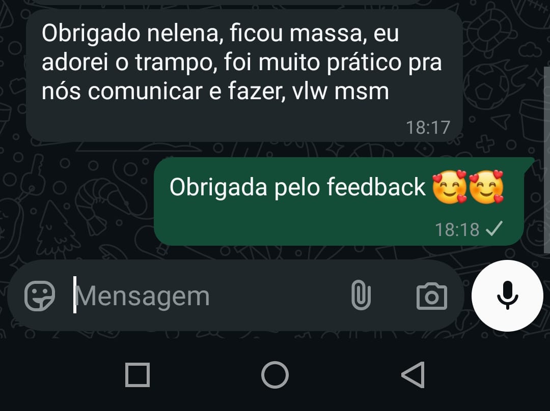 Print real de cliente: Atendimento prático e aprovado